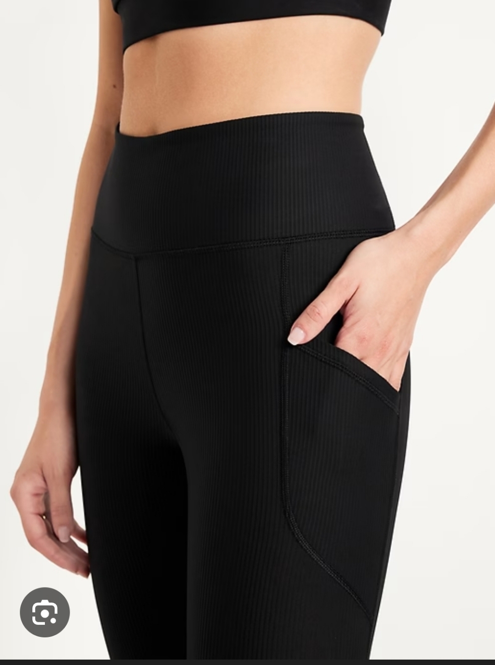 Old navy power soft ribbed athletic leggings